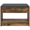 vidaXL Predsieňová lavica Údený Dub 63 x 38 x 45 cm