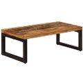 vidaXL Konferenčný stolík 100x50x35 cm, recyklovaný masív a oceľ