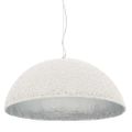 vidaXL Závesná lampa biela a strieborná Ø70 cm E27