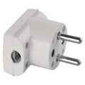 Zásuvka ABB 5536-2154 uhlová biela