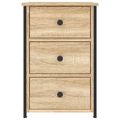 vidaXL Nočné stolíky 2 ks dub sonoma 40x36x60 cm kompozitné drevo