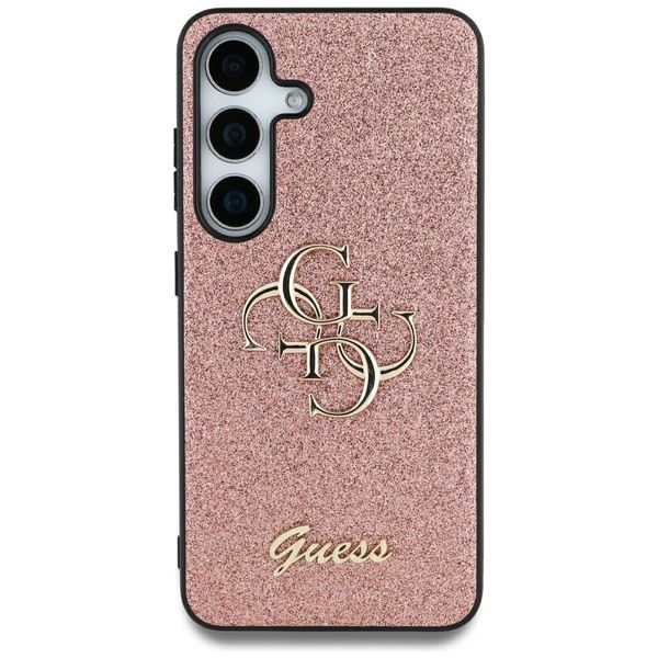 Púzdro Guess HC Fixed Glitter Big 4G pre Samsung Galaxy S25 Ultra ružová