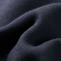 Detská mikina kapucňa polovičný zips antracitová a koňaková 140