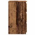 vidaXL Nočná skrinka Old Wood 40x35x62,5 cm Engineered Wood