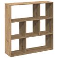 vidaXL Rozdeľovacia knižnica dub artisan 102x29x103,5 cm kompoz.drevo