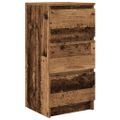vidaXL Komoda staré drevo 37,5x35x76 cm kompozitné drevo