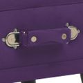 vidaXL Nočné stolíky 2 ks tmavofialové 40x35x40 cm zamatové