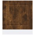 vidaXL Panel umývačky riadu Kalmar dub dymový 60x1,5x57 cm kompozitné drevo