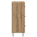 vidaXL Servírovacia skriňa dub artisan 34 x 34.5 x 90 cm