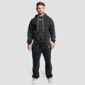 Mikina Aura Hoodie Washed Black - GymBeam, veľkosť L, 95 % cotton, 5 % elastane