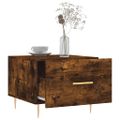 vidaXL Konferenčné stolíky 2 ks dymový dub 50x50x40cm kompozitné drevo