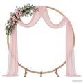 vidaXL Svadobný oblúk Svetlohnedá 224 x 80 x 220 cm Borovicový masív