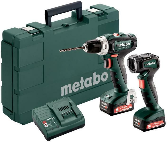 Metabo Set PowerMaxx BS 12+ULA Aku Vŕtačka so skrutkovačom 601036900