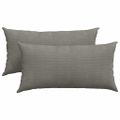 vidaXL Vankúše na pohovku 2 pcs Svetlosivá 80 x 40 cm