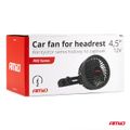 Ventilátor do auta na opierku hlavy 4,5" 12V
