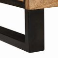 vidaXL TV skrinka s dverami Hnedá 105 x 33 x 46 cm Masívne mango drevo