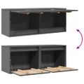 vidaXL Nástenné skrinky 2 ks 45x30x35 cm masívne borovicové drevo