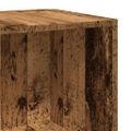vidaXL Príručný stolík staré drevo 33x33x34 cm kompozitné drevo