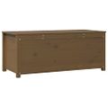 vidaXL Úložný box medovo-hnedý 110x50x45,5 cm masívna borovica