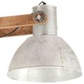 vidaXL Industriálna závesná lampa 25 W strieborná 109 cm E27