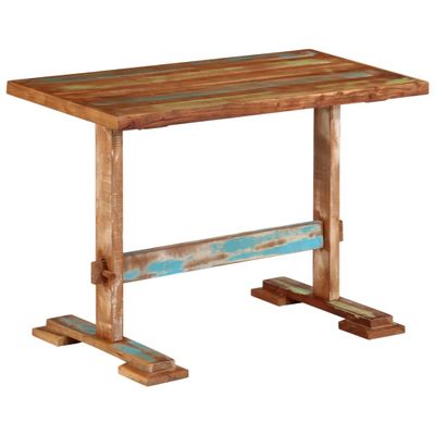 vidaXL Jedálenský stôl 110x55x78 cm, recyklovaný masív