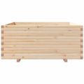 vidaXL Záhradný kvetináč 110x110x49,5 cm masívna borovica
