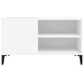 vidaXL Skrinka na platne biela 84,5x38x48 cm kompozitné drevo