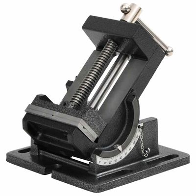 vidaXL Ručne ovládaný sklopný zverák na vŕtanie 110 mm