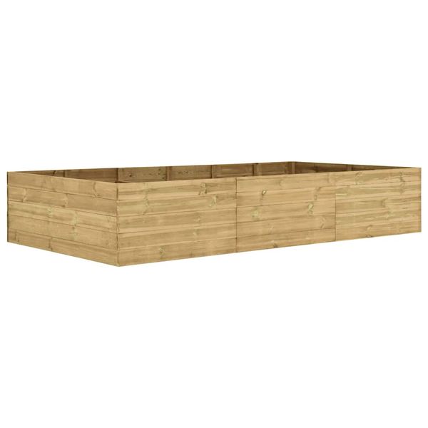 vidaXL Vyvýšený záhradný záhon 300x150x54 cm, impregnovaná borovica