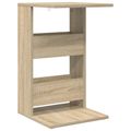 vidaXL Bočný stôl Sonoma dub 40 x 35 x 60,5 cm Kompozitné drevo