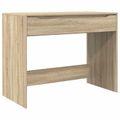 vidaXL Stôl so zásuvkou Sonoma dub 100 x 50 x 78 cm Konštruované drevo