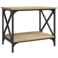 vidaXL Bočný stolík dub sonoma 55x38x45 cm spracované drevo