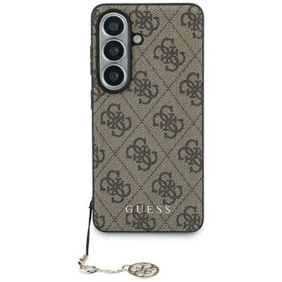 Guess puzdro 4G Classic Logo Charm MagSafe pre Samsung Galaxy S26 hnedá