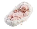 Llorens 74122 NEW BORN - realistická bábika bábätko so zvukmi a látkovým telom - 42 cm