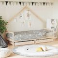vidaXL Rám detskej postele so zásuvkami 80x200 cm masívna borovica