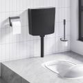 vidaXL WC nádržka so spodným prívodom vody 3/6 l, čierna