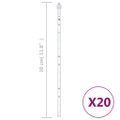 vidaXL Svetlá meteor 20 ks 30 cm farebné 480 LED vnútorné vonkajšie
