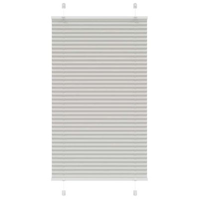 vidaXL plisovaná roleta svetlosivá 70x150 cm Šírka látky 69,4 cm