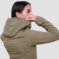 Dámska bežecká bunda Pulse Vetiver - GymBeam, veľkosť S, veľkosť oblečenia S