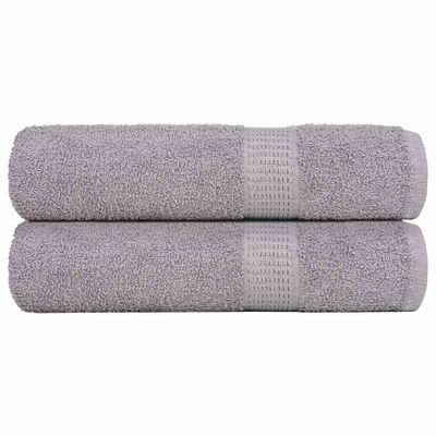 vidaXL Sprchové uteráky FROGN 2 ks sivé 70x140 cm 360 g/m²