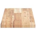 vidaXL Plávajúce police 2 ks 100x20x2 cm neošetrené masívne drevo akácia