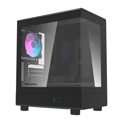 Počítačová skriňa Darkflash DB330M + 3 ventilátory (čierna)