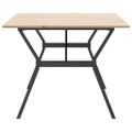 vidaXL Jedálenský stolík v tvare Y 200x100x75 cm borovica a oceľ