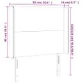 VidaXL Čelo postele hnedé 93x16x118/128 cm umelá koža