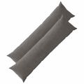 vidaXL Poťah na podložku 2 pcs HEERLEN Tmavosivá 40 x 145 cm manšestr