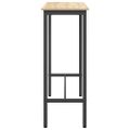 vidaXL stôl Sonoma dub 100 x 40 x 100,5 cm Inžinierske drevo a oceľ
