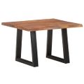 vidaXL Konferenčný stolík, nepravidelné hrany 60x60x40 cm, akácia