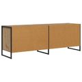 vidaXL TV skrinka 140 x 36 x 49.5 cm Remeselnícky dub Kompozitné drevo