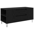 vidaXL Konferenčný stolík Čierny dub 102 x 44,5 x 50 cm