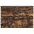 vidaXL TV skrinka dymový dub 80x35x54 cm spracované drevo